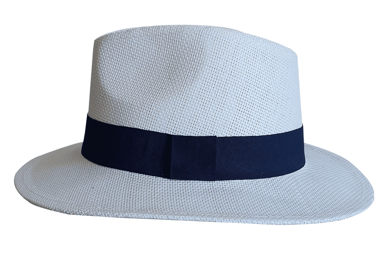 Fedora με μπλε κορδέλα 3