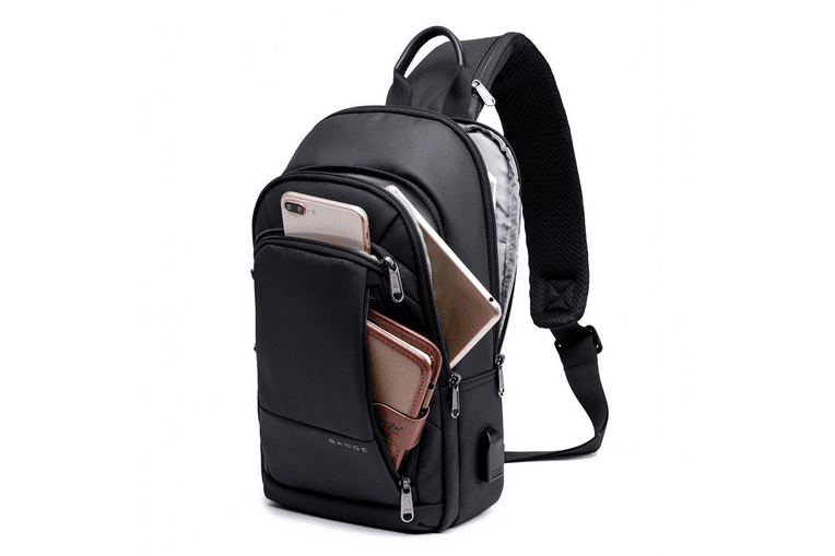 Τσαντάκι ώμου χιαστί crossbody Bange 1911 μαύρο