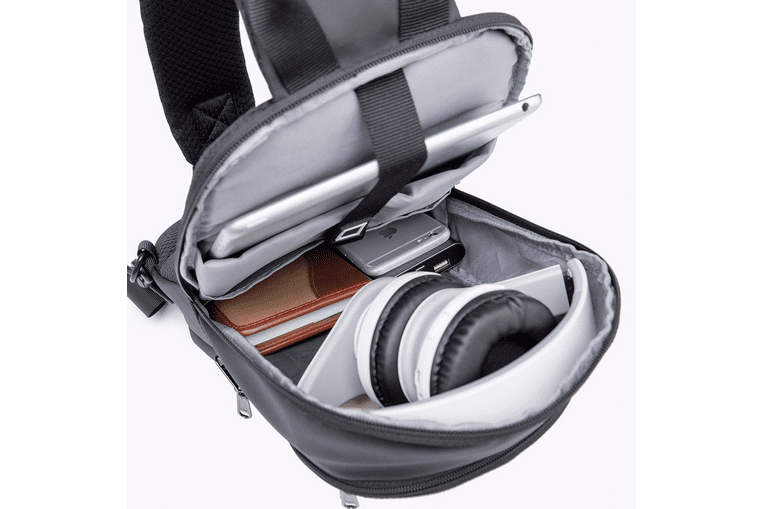 Τσαντάκι ώμου χιαστί crossbody Bange 1911 μαύρο 3