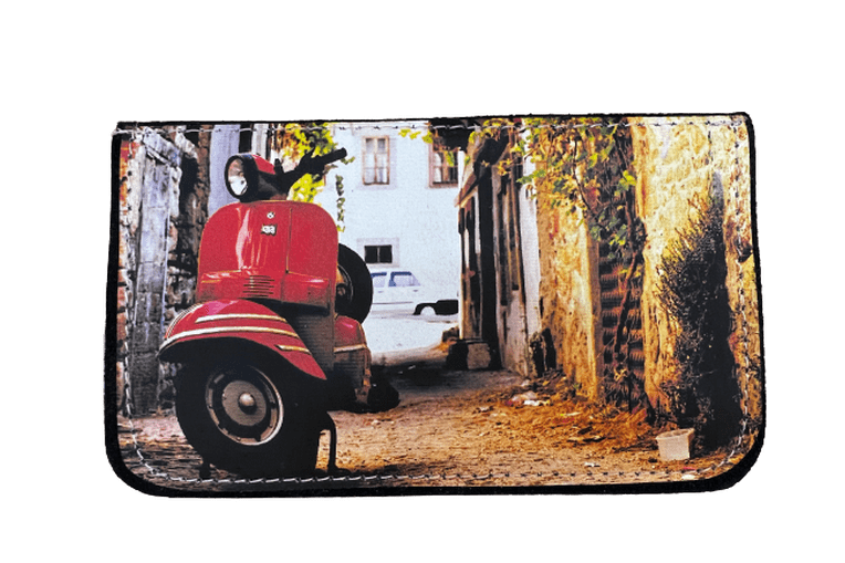 Χειροποίητη δερμάτινη καπνοθήκη Vespa 1 Χειροποίητη δερμάτινη καπνοθήκη Vespa