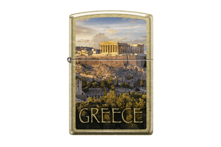 Parthenon Temple Design Zippo