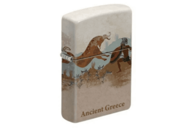 Ancient Greece Scene Design Zippo