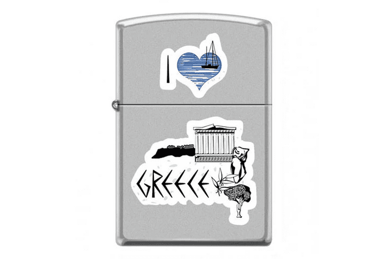 I Love Greece Zippo 1 I Love Greece Zippo