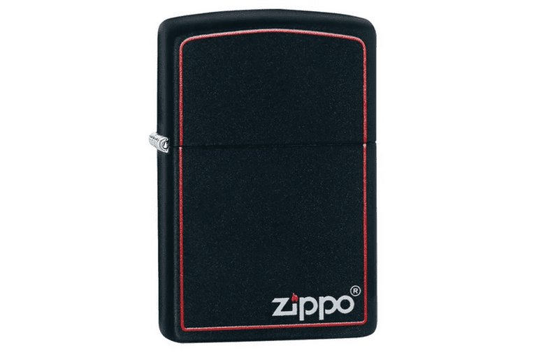 Classic Black and Red Zippo 1