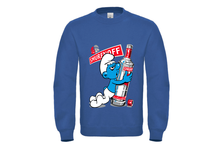 Unisex φούτερ ενηλίκων Smurfnoff 13 Unisex φούτερ ενηλίκων Smurfnoff