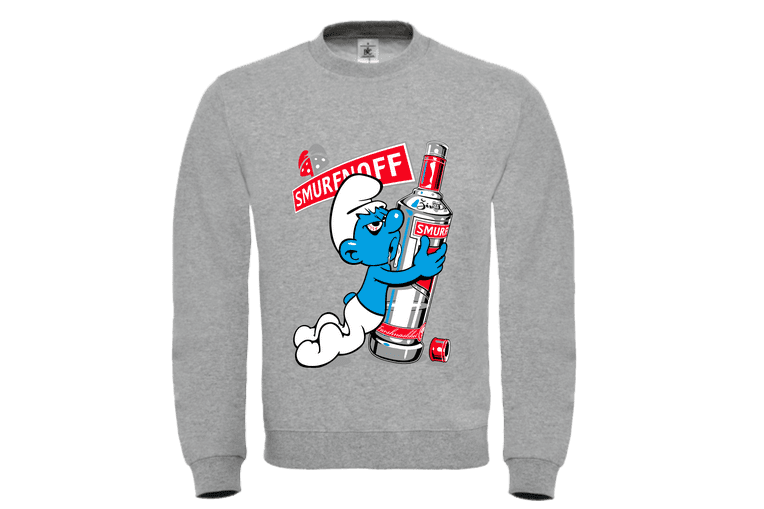 Unisex φούτερ ενηλίκων Smurfnoff