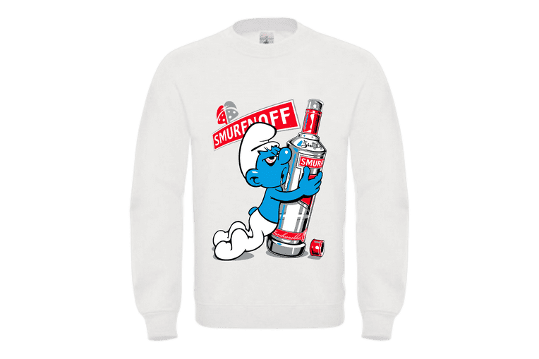 Unisex φούτερ ενηλίκων Smurfnoff