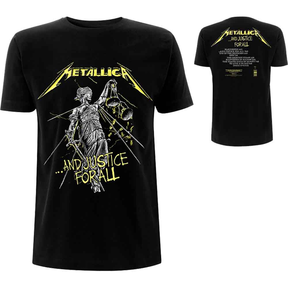 Metallica Unisex βαμβακερή μπλούζα And Justice for all 5 Metallica Unisex βαμβακερή μπλούζα And Justice for all