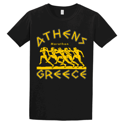 Athens Marathon κοντομάνικη μπλούζα Unisex