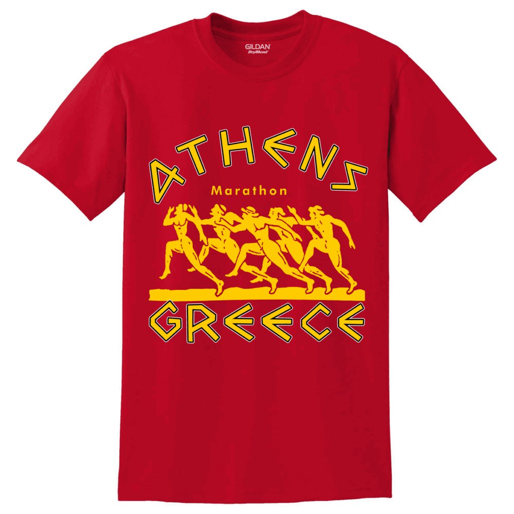 Athens Marathon κοντομάνικη μπλούζα Unisex
