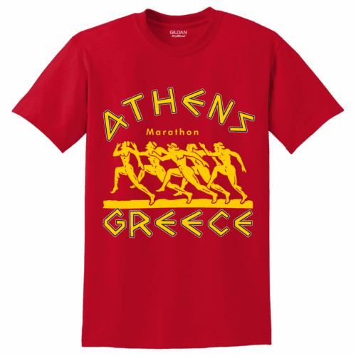 Athens Marathon κοντομάνικη μπλούζα Unisex
