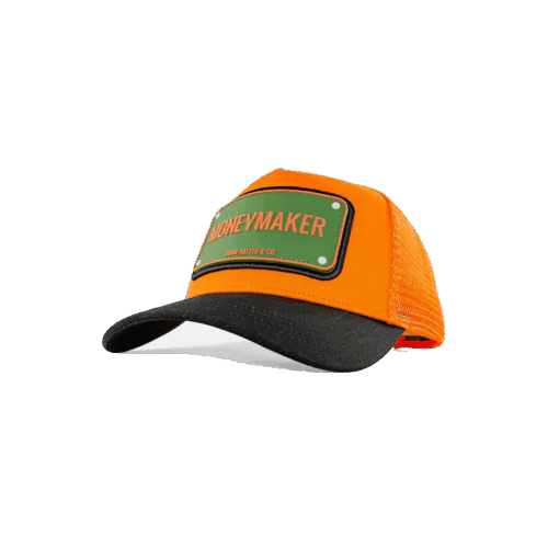 Moneymaker Πορτοκαλί Jockey καπέλο με rubber patch - John Hatter & Co 7 Moneymaker Πορτοκαλί Jockey καπέλο με rubber patch - John Hatter & Co