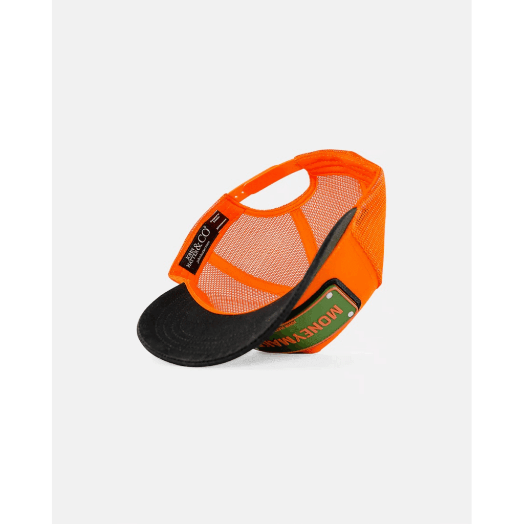 Moneymaker Πορτοκαλί Jockey καπέλο με rubber patch - John Hatter & Co 4 Moneymaker Πορτοκαλί Jockey καπέλο με rubber patch - John Hatter & Co 2