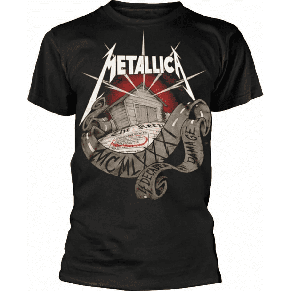 Metallica Unisex T-Shirt: 40th Anniversary Garage