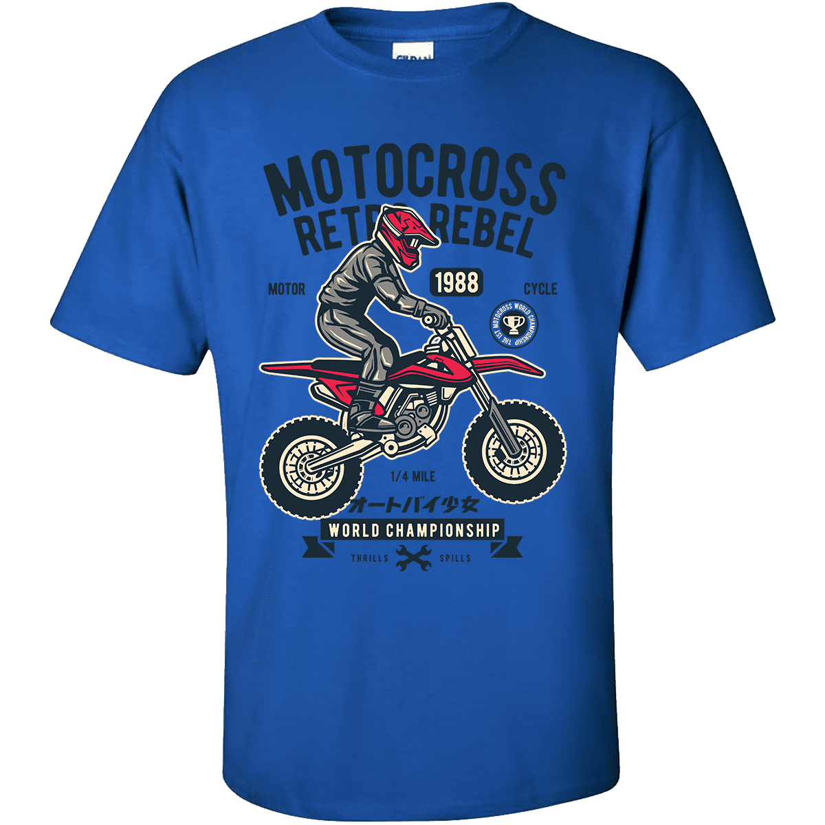 Unisex μπλούζα Motocross Rebel 10 Unisex μπλούζα Motocross Rebel