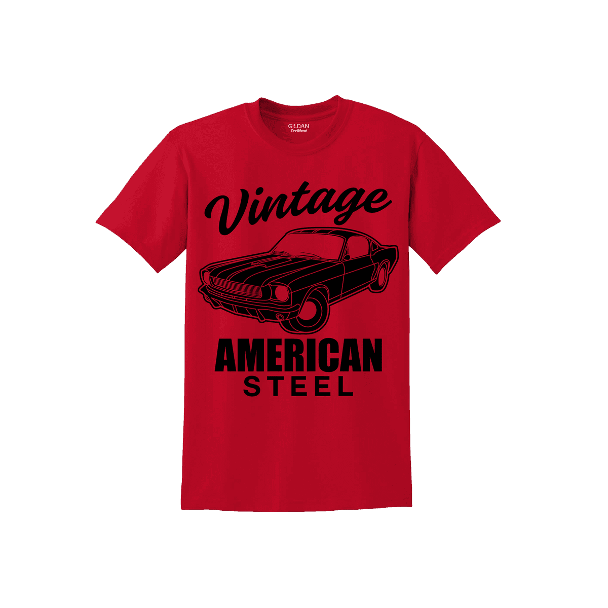 Κοντομάνικη μπλούζα Vintage American Steel