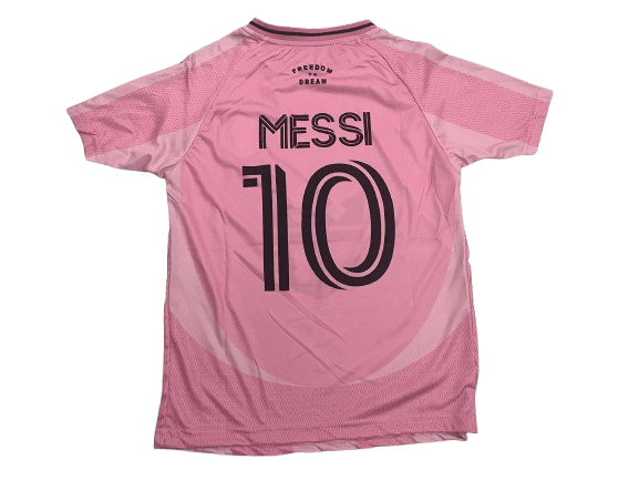Messi Inter Miami παιδική εμφάνιση σετ ποδοσφαίρου 7 Messi Inter Miami παιδική εμφάνιση σετ ποδοσφαίρου