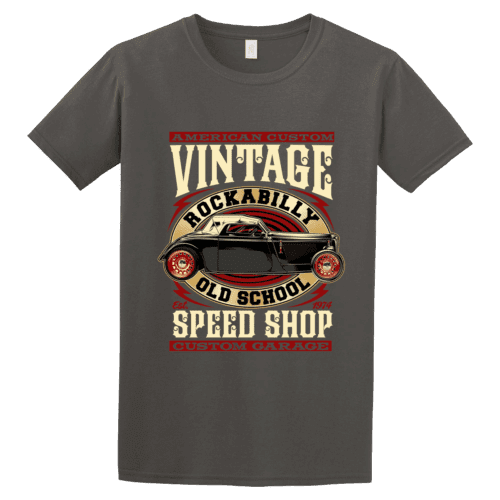 Alternative view of Ανδρική μπλούζα Vintage Rockabilly