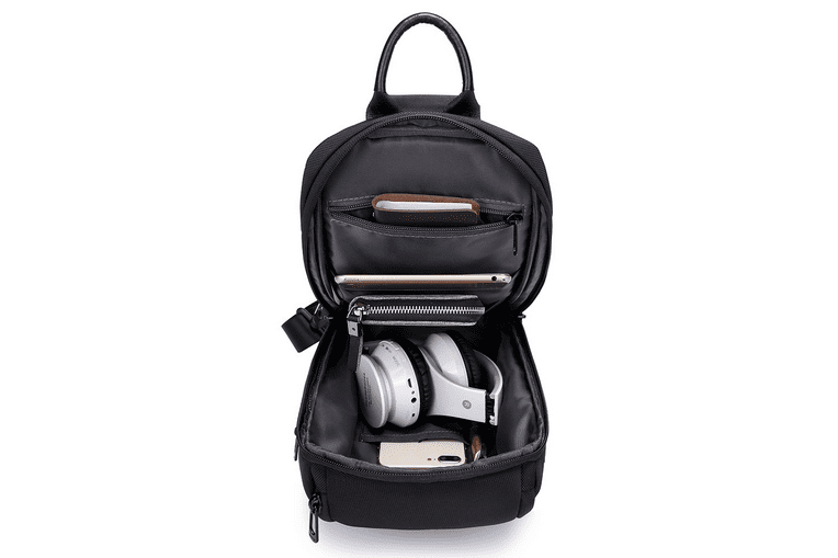 Τσαντάκι ώμου χιαστί crossbody Bange 7565 μαύρο