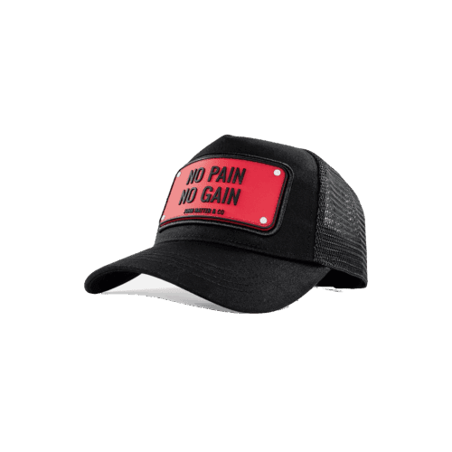 Alternative view of No Pain No Gain jockey καπέλο με rubber patch - John Hatter & Co