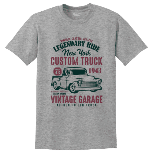 Κοντομάνικο T-Shirt NY Custom Truck 19 Κοντομάνικο T-Shirt NY Custom Truck