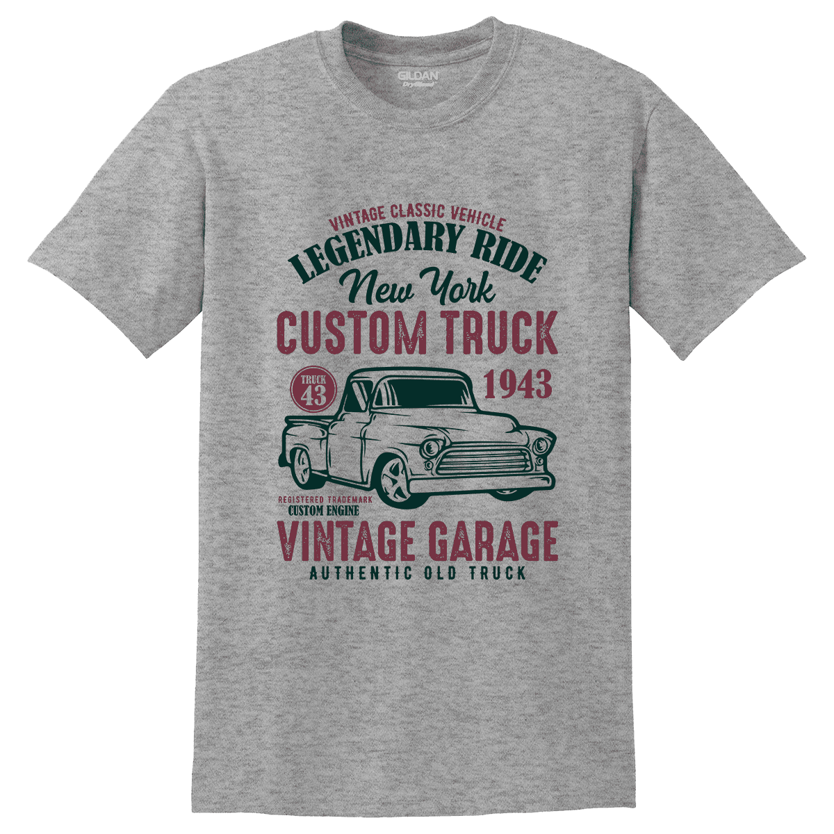 Κοντομάνικο T-Shirt NY Custom Truck 10 Κοντομάνικο T-Shirt NY Custom Truck